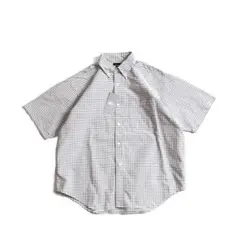 BEAMS イージーフィット ボタンダウン シャツ タッターソール 半袖