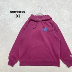 a2395＊converse フード付きパーカー【L】カジュアル　ストリート系