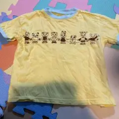 イエロー Tシャツ　しまじろう　100
