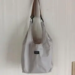 スタンダードサプライ　2 WAY ショルダーバッグ グレー×ブラウン美品!!