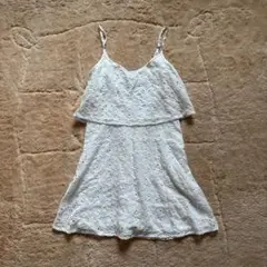 D*e様 Abercrombie & Fitch ホワイトキャミワンピース S