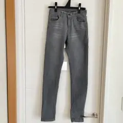 ギャルスター　スキニーデニム　M グレー