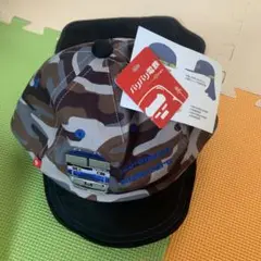 バリ鉄CAP　桃太郎　着脱可能シェード付 キャップ 帽子
