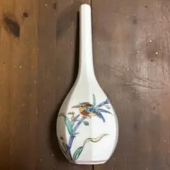 奥川俊右衛門　作　有田焼　花瓶　錦岩花鳥文⭐︎ 奥川俊右衛門 作 有田焼 花瓶 錦岩花鳥文⭐︎