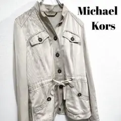 Michael kors ジャケット 長袖 ベージュ 薄手 麻 オンワード S