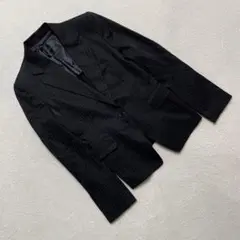 UNTITLED テーラードジャケット ブラック ストライプ 裏地付き サイズ1