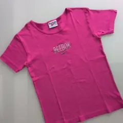 Reebok ピンク Tシャツ Sサイズ