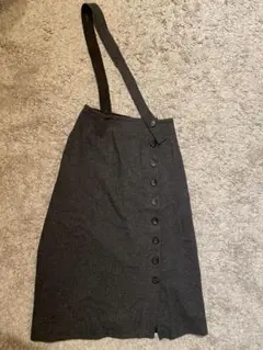 ルシェルブルー ベルテッドヘリンボーンスカート