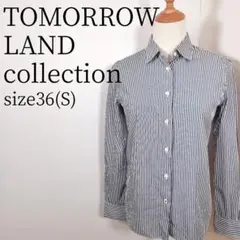 TOMORROWLAND collection シャツ ブラウス ボーダー S