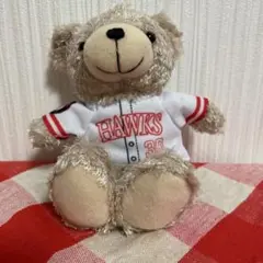 Hawks ユニフォームクマ ぬいぐるみ　92