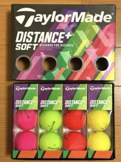 TaylorMade DISTANCE+ SOFT ゴルフボール 12個入り