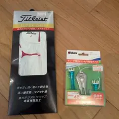 タイトリストのグローブとティーのセット