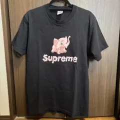 【ワン】Supreme ピンク象　半袖　Tシャツ　ブラック　L 2025年最新】SUPREME Tシャツ 象の人気アイテム - メルカリ