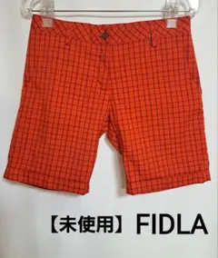 【未使用】FIDLA　ハーフパンツ　ショートパンツ　薄手　チェック