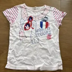 ミキハウス ワールドツアー Tシャツ 110