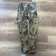 desigual花柄サルエルパンツ ベージュ