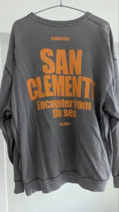 SAN CLEMENTE トレーナー グレー