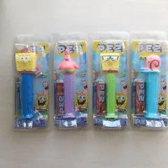 ！新品！PEZ ペッツ スポンジボブシリーズ 全種4個セット