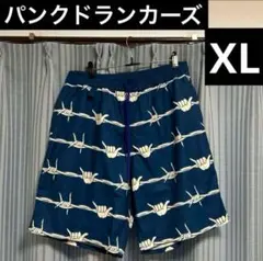 パンクドランカーズ　ハーフパンツ　廃盤品　有刺鉄線　ハリガネ　パンツ　サイズXL