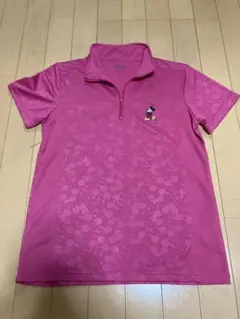 レディースM Disney ドライポロシャツ