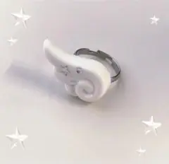 【訳あり】ウィッシュコア 天使の羽 リング　韓国