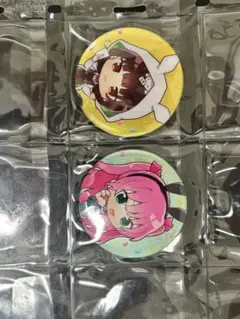 ヘブバンコラボカフェ 缶バッジ めぐみとかれりん