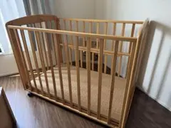 【8/17迄値下げ】ベビーベッド 70cm x 120cm カトージ