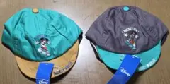 ミッキーマウス スケートボード キャップ 2色セット