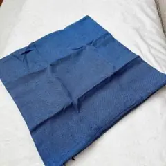 Khooti ポリジュートクッションカバー 45×45cm ロイヤルブルー2枚