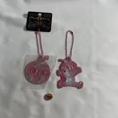 アンパンマン限定グッズ　ドキンちゃんキーホルダー(反射板)、アンパンマンパーツ