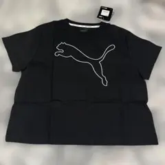 Puma Tシャツ ブラック　Mサイズ　リラックスフィット　ショート丈