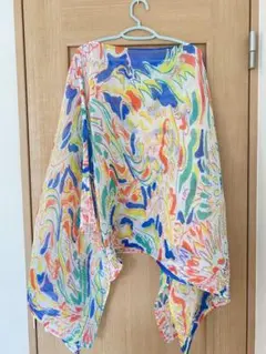 プリーツプリーズ PLEATS PLEASE 新品 ストール マフラー