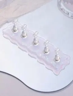 アクリル製ネイルチップホルダー 5個用