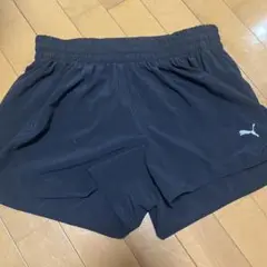 Puma 黒ショーツ DRY CELL ポケット付き