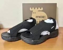 モズmoz ニットスポーツサンダル　ブラック　サイズL 新品未使用