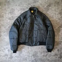 80s USA製 CROSSLINE 中綿入り 短丈 ショートブルゾン