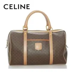 ★CELNE セリーヌ マカダム柄 ベージュ ハンドバッグ ボストン★