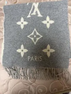 LOUIS VUITTON カシミヤ ストール グレー マフラー