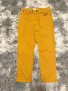 イネド INED ストレッチパンツ L相当 イエロー 11号 美品⭐︎44