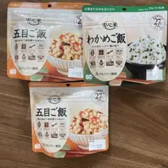 【賞味期限2025.8】五目ご飯・わかめご飯 各170g 2種セット