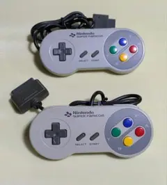 匿名配送 ニンテンドー純正品 スーパーファミコン コントローラー 2個 SFC