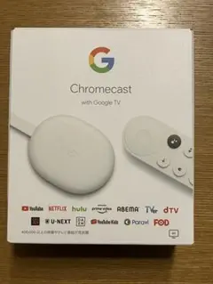Chromecast with Google TV 4K ホワイト