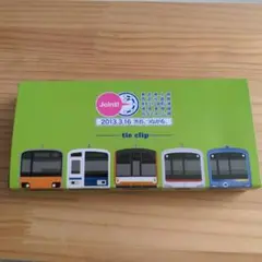 東京メトロ東西線　5000系　ネクタイピン　２個セット 東京メトロ 東西線50周年記念ネクタイピン 販売（2014年12月23日