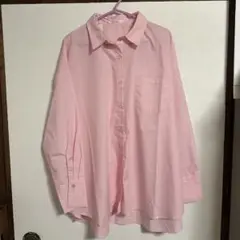ピンク 長袖シャツ Fサイズ