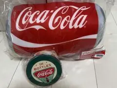 タイトーくじコカコーラ B賞冷感クッション E賞レトロ缶ケース