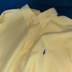 【Polo Ralph Lauren】シャツ イエロー ビックサイズユニセックス