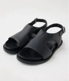 MOUSSY CUT OUT SANDAL ブラック L