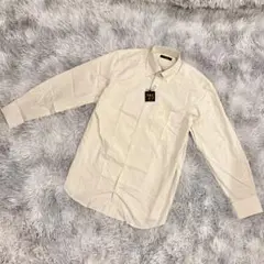 新品未使用『DAKS』ダックス　シャツ　長袖　綿100%　チェック　黄色(M)