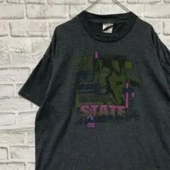 USA製90sヴィンテージTシャツ！シングルステッチ　グレー半袖古着　XL 16