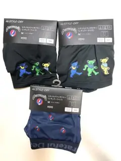 ⑥GU グレイトフル・デッド ボクサーパンツ 3枚セット M